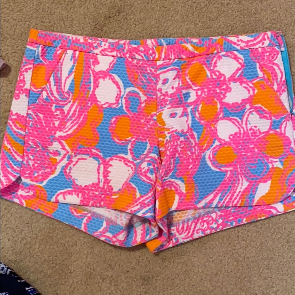 Lily Pulitzer Flower Pattern Shorts